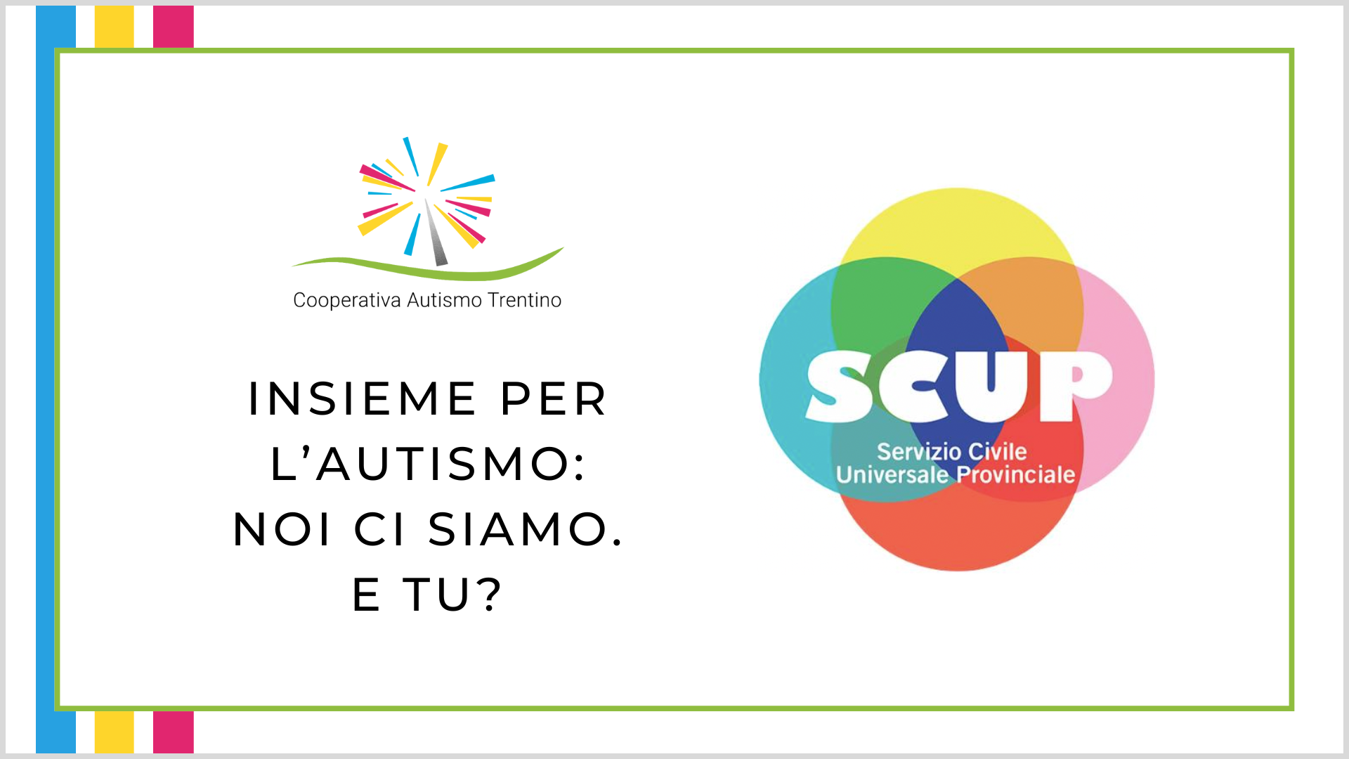 SCUP Cooperativa Autismo Trentino 2024