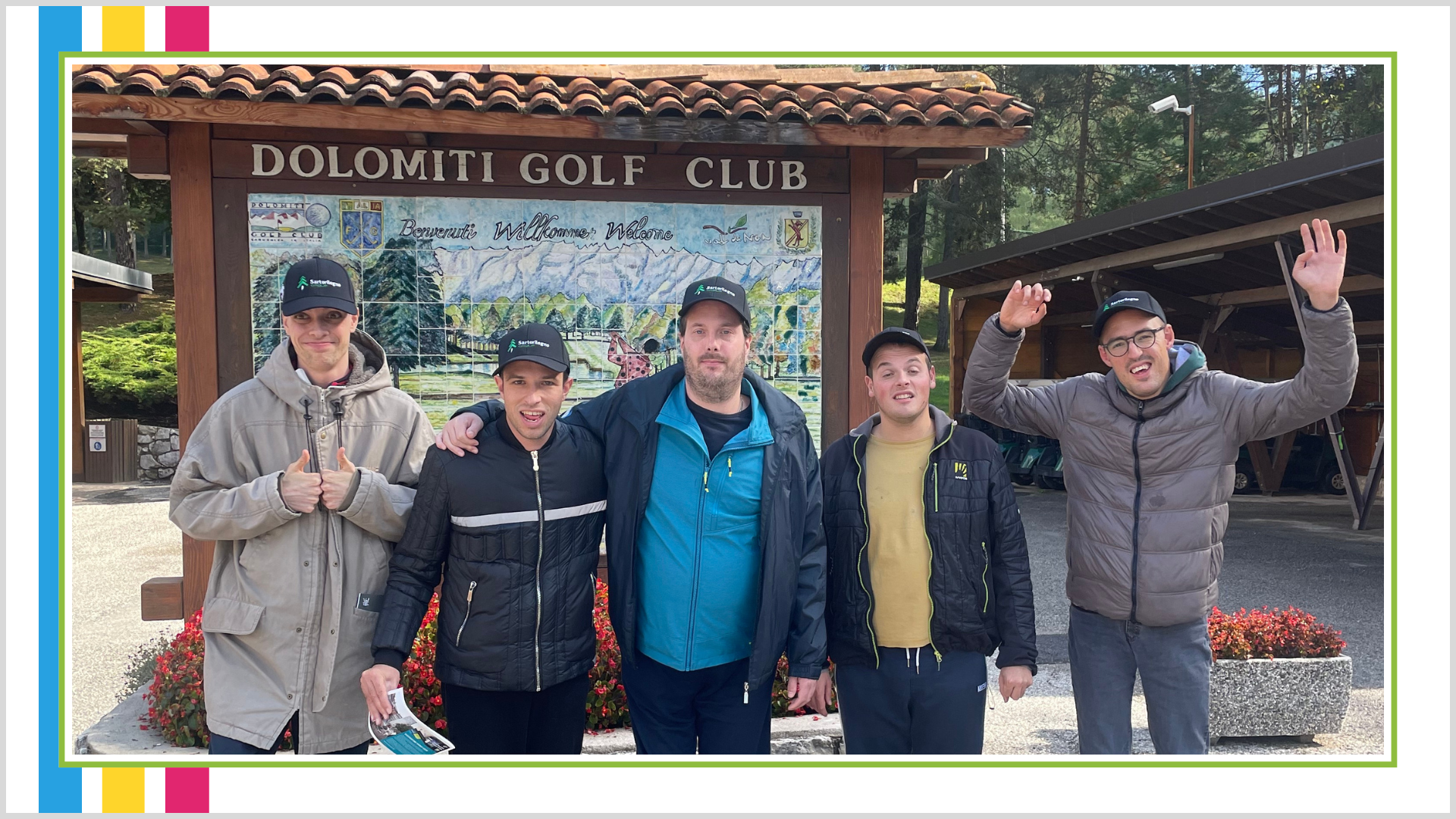 I ragazzi di casa "Sebastiano" al Golf Dolomiti